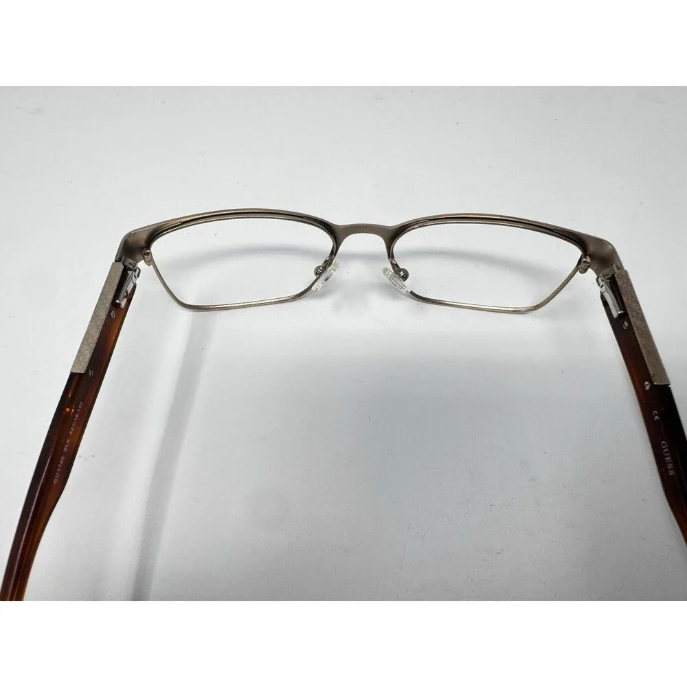 Guess GU1736 BLK Black Brown Gold Eyeglass Frames 53-18-140 Authentic